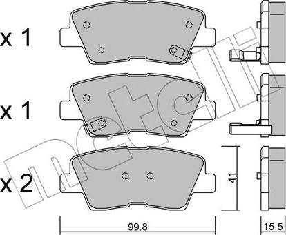 Metelli 22-0886-0 - Öljynsuodatin inparts.fi