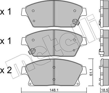 Metelli 22-0839-0 - Öljynsuodatin inparts.fi