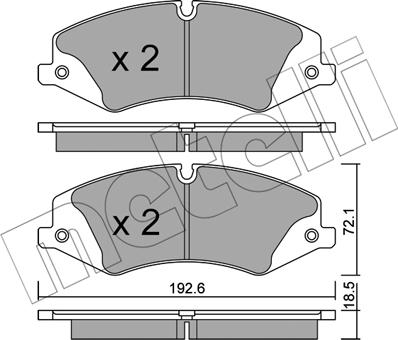 Metelli 22-0836-0 - Jarrupala, levyjarru inparts.fi