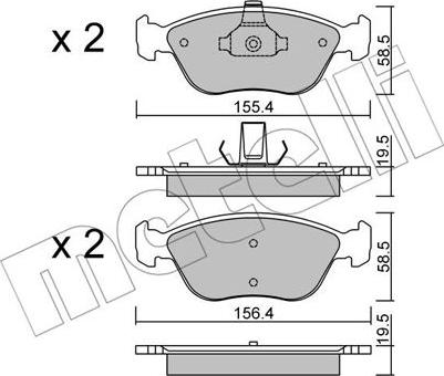 Metelli 22-0832-0 - Jarrupala, levyjarru inparts.fi