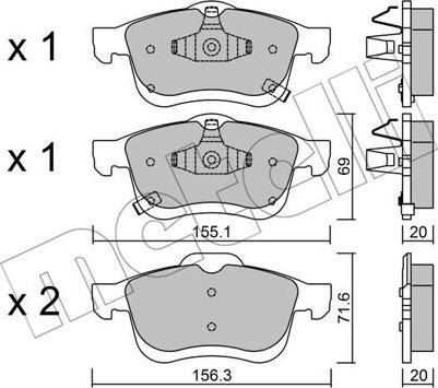 Metelli 22-0824-2 - Jarrupala, levyjarru inparts.fi