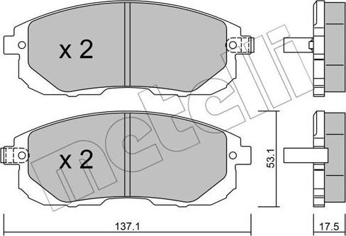 Metelli 22-0876-1 - Öljynsuodatin inparts.fi