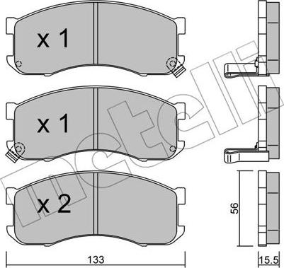 Metelli 22-0394-0 - Jarrupala, levyjarru inparts.fi