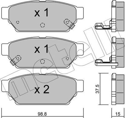 Metelli 22-0396-0 - Jarrupala, levyjarru inparts.fi