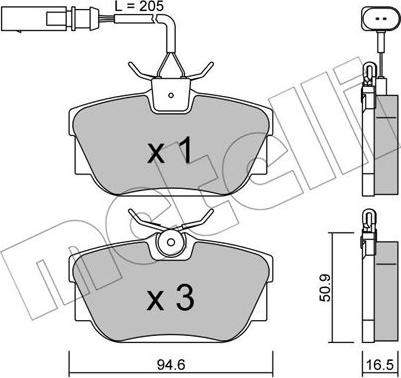 Metelli 22-0346-1 - Jarrupala, levyjarru inparts.fi