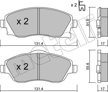 Metelli 22-0340-0 - Öljynsuodatin inparts.fi