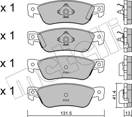 Metelli 22-0359-0 - Jarrupala, levyjarru inparts.fi