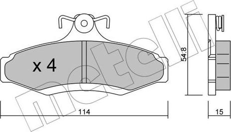 Metelli 22-0369-0 - Jarrupala, levyjarru inparts.fi