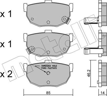 Metelli 22-0362-1 - Jarrupala, levyjarru inparts.fi