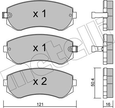 Metelli 22-0304-0 - Öljynsuodatin inparts.fi