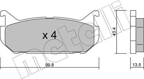 Metelli 22-0303-0 - Öljynsuodatin inparts.fi