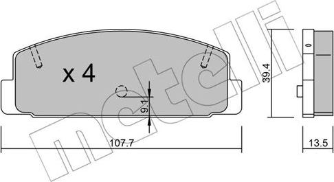 Metelli 22-0302-1 - Öljynsuodatin inparts.fi