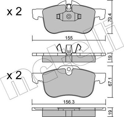 Metelli 22-0307-0 - Jarrupala, levyjarru inparts.fi