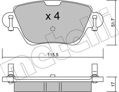 Metelli 22-0319-0 - Öljynsuodatin inparts.fi