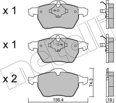 Metelli 22-0314-1 - Jarrupala, levyjarru inparts.fi