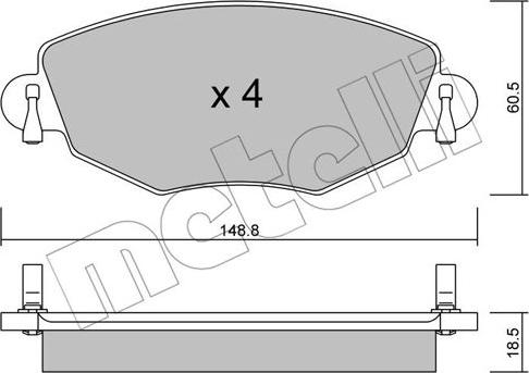 Metelli 22-0318-0 - Öljynsuodatin inparts.fi