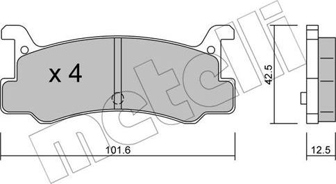 Metelli 22-0389-0 - Jarrupala, levyjarru inparts.fi