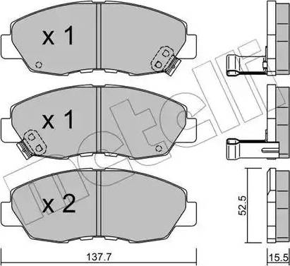 Metelli 22-0384-1 - Jarrupala, levyjarru inparts.fi