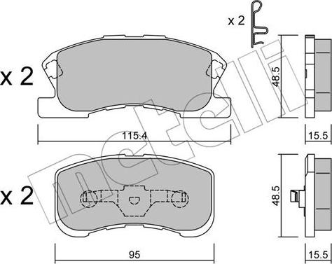 Metelli 22-0381-0 - Jarrupala, levyjarru inparts.fi