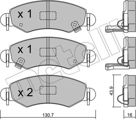 Metelli 22-0339-1 - Jarrupala, levyjarru inparts.fi