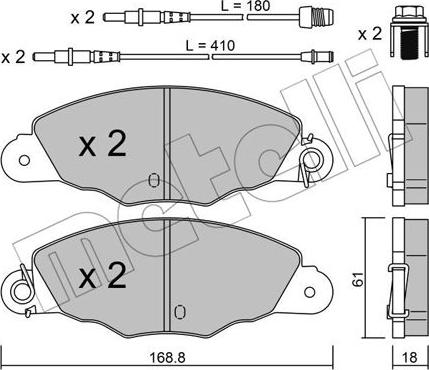 Metelli 22-0334-0 - Jarrupala, levyjarru inparts.fi