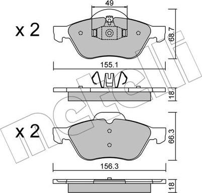 Metelli 22-0335-1 - Öljynsuodatin inparts.fi