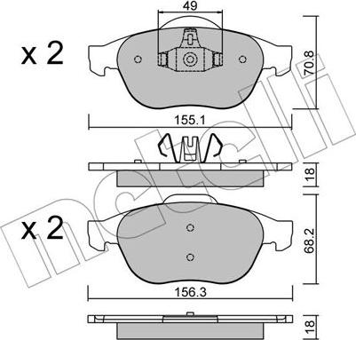 Metelli 22-0336-2 - Öljynsuodatin inparts.fi