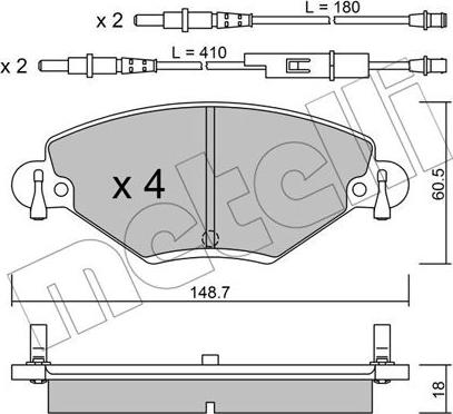 Metelli 22-0331-0 - Öljynsuodatin inparts.fi