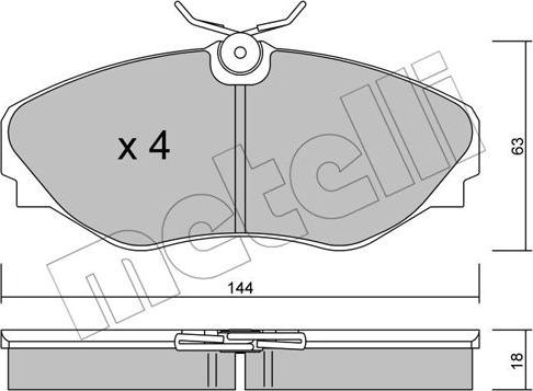 Metelli 22-0338-0 - Jarrupala, levyjarru inparts.fi