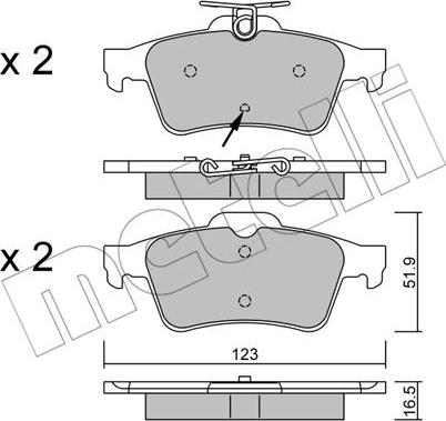 Metelli 22-0337-2 - Öljynsuodatin inparts.fi