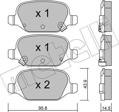 Metelli 22-0324-5 - Jarrupala, levyjarru inparts.fi