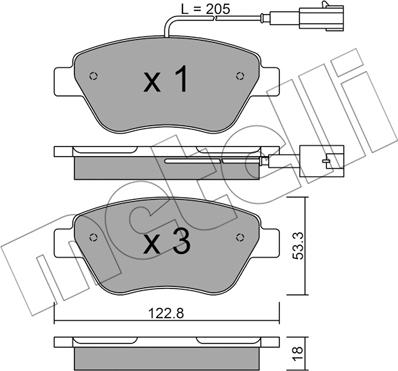 Metelli 22-0321-0 - Öljynsuodatin inparts.fi