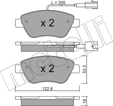 Metelli 22-0321-3 - Öljynsuodatin inparts.fi