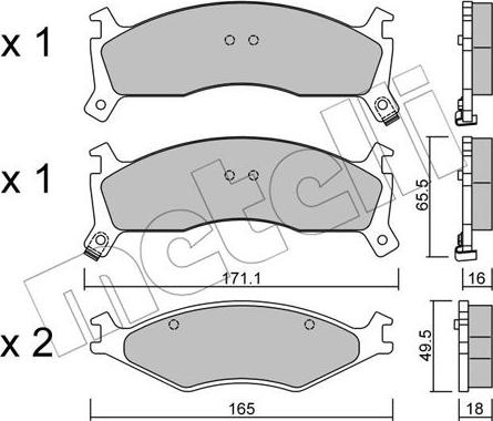 Metelli 22-0375-0 - Jarrupala, levyjarru inparts.fi