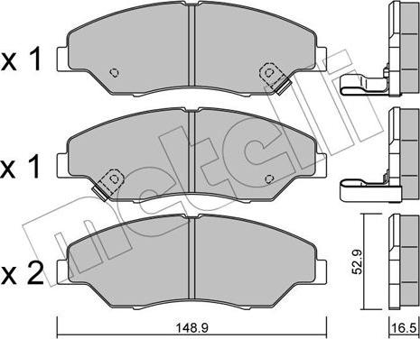 Metelli 22-0376-0 - Jarrupala, levyjarru inparts.fi