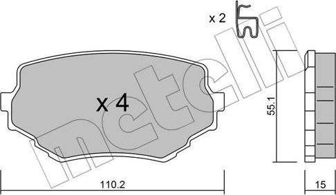 Metelli 22-0249-0 - Öljynsuodatin inparts.fi