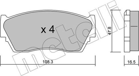 Metelli 22-0246-0 - Öljynsuodatin inparts.fi