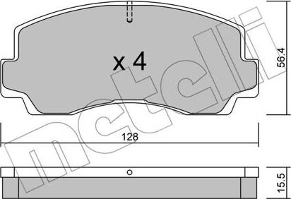 Metelli 22-0243-0 - Jarrupala, levyjarru inparts.fi