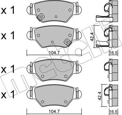 Metelli 22-0259-0 - Öljynsuodatin inparts.fi