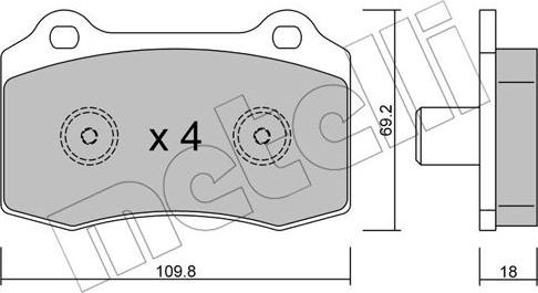 Metelli 22-0251-5 - Jarrupala, levyjarru inparts.fi