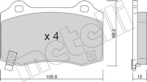 Metelli 22-0251-6 - Öljynsuodatin inparts.fi