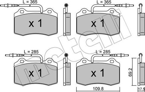 Metelli 22-0251-1 - Jarrupala, levyjarru inparts.fi