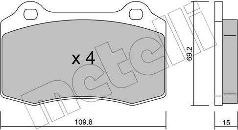 Metelli 22-0251-2 - Jarrupala, levyjarru inparts.fi