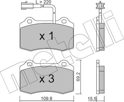 Metelli 22-0251-7 - Jarrupala, levyjarru inparts.fi