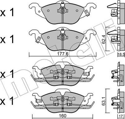 Metelli 22-0257-0 - Öljynsuodatin inparts.fi