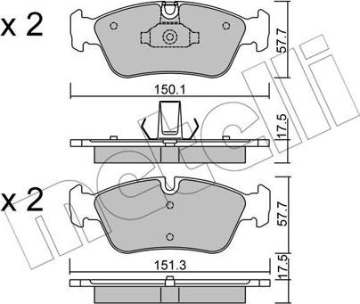 Metelli 22-0260-0 - Jarrupala, levyjarru inparts.fi