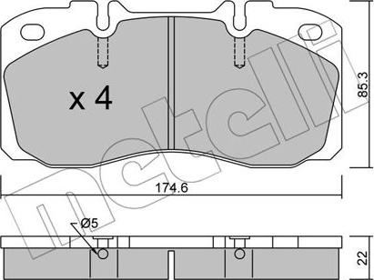 Metelli 22-0268-0 - Öljynsuodatin inparts.fi