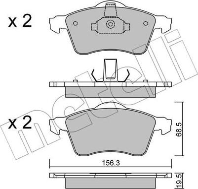 Metelli 22-0263-0 - Jarrupala, levyjarru inparts.fi