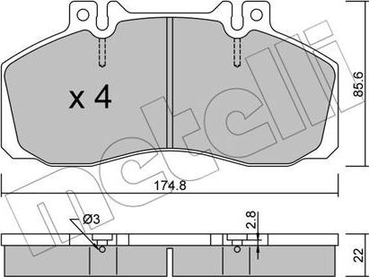 Metelli 22-0267-0 - Öljynsuodatin inparts.fi