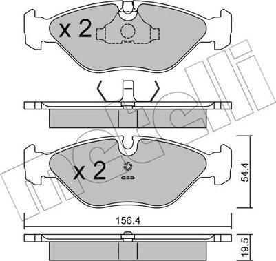 Metelli 22-0209-0 - Jarrupala, levyjarru inparts.fi